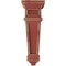 Ekena Millwork 4 1/2"W x 10"D x 13 3/4"H Arlington Wood Vintage Decor Corbel, Salvage Red CORWD04X10X13ARRD - alternate 3